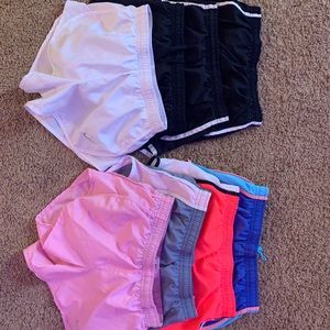 8 pairs of nike shorts